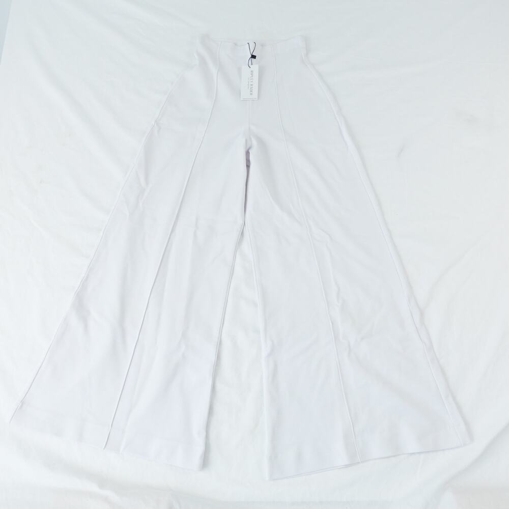 Ripley Rader Pont Knit White Wide Leg Pants Size 1 (XS) NWT NEW.